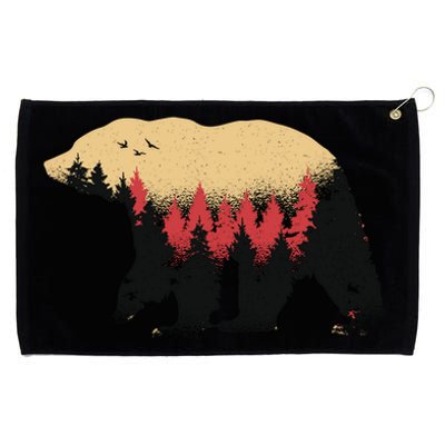 Bear Trees Grommeted Golf Towel