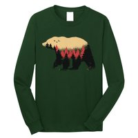 Bear Trees Long Sleeve Shirt