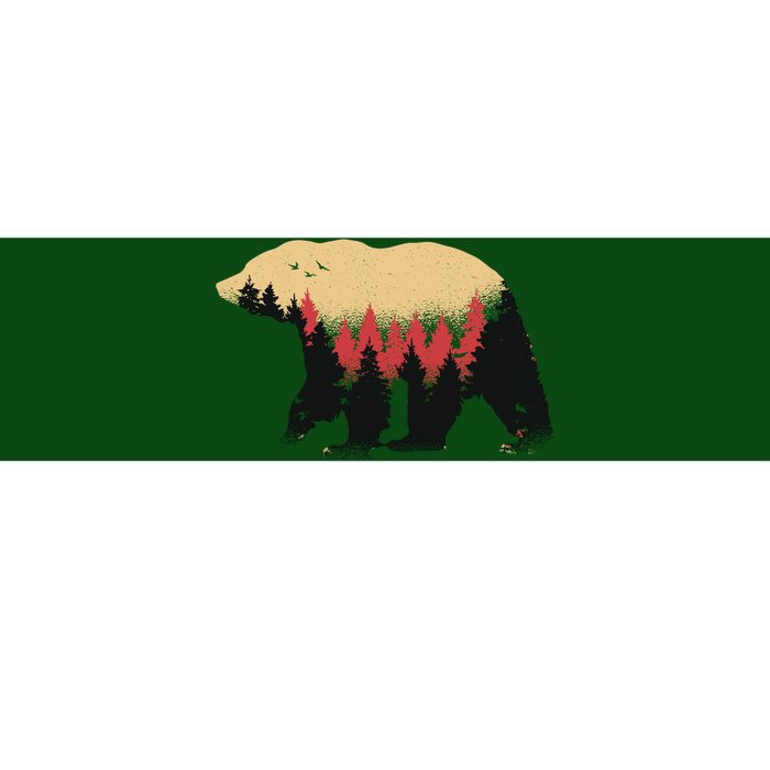 Bear Trees Bumper Sticker