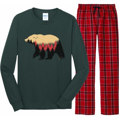 Bear Trees Long Sleeve Pajama Set