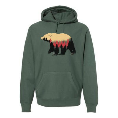 Bear Trees Premium Hoodie