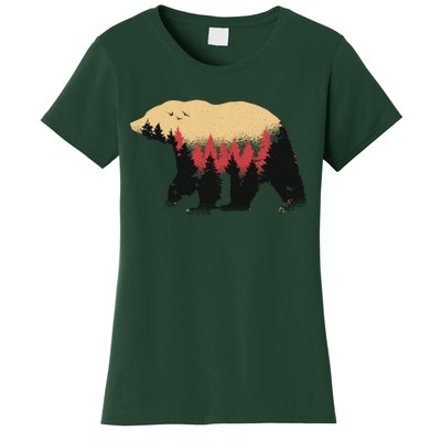 Bear Trees Women's T-Shirt