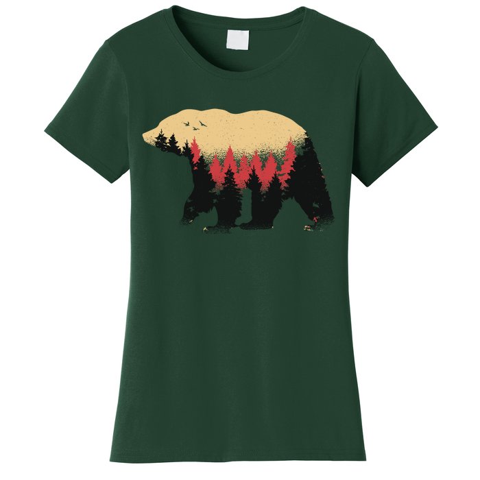 Bear Trees Women's T-Shirt