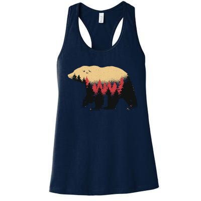 Bear Trees Women's Racerback Tank