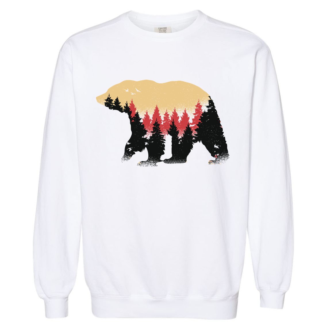 Bear Trees Garment-Dyed Sweatshirt
