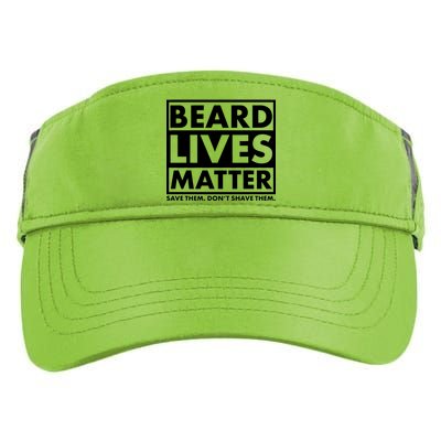 Beard Lives Matter Adult Drive Performance Visor