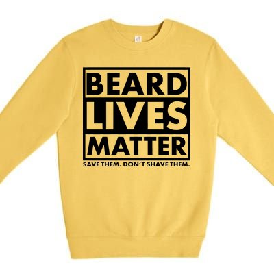 Beard Lives Matter Premium Crewneck Sweatshirt