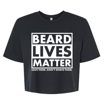 Beard Lives Matter Bella+Canvas Jersey Crop Tee