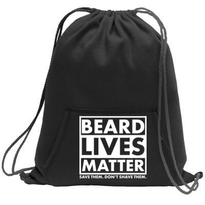 Beard Lives Matter Sweatshirt Cinch Pack Bag