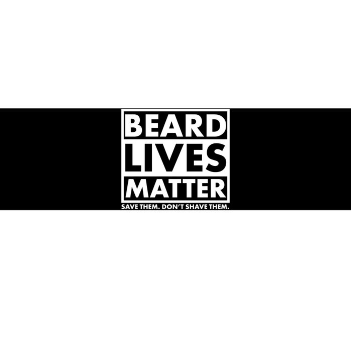 Beard Lives Matter Bumper Sticker