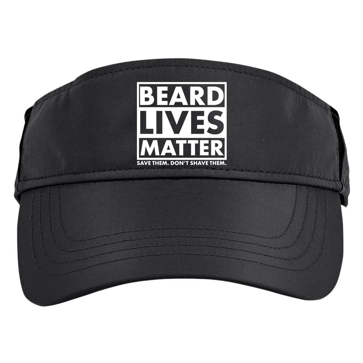Beard Lives Matter Adult Drive Performance Visor