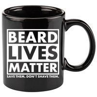 Beard Lives Matter 11oz C Handle Ceramic Mug