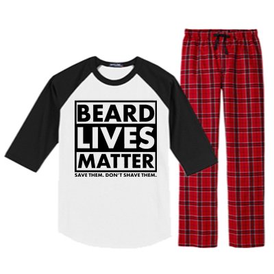 Beard Lives Matter Raglan Sleeve Pajama Set