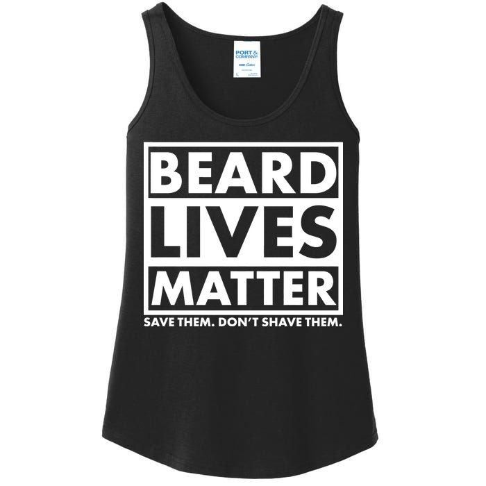 Beard Lives Matter Ladies Essential Tank