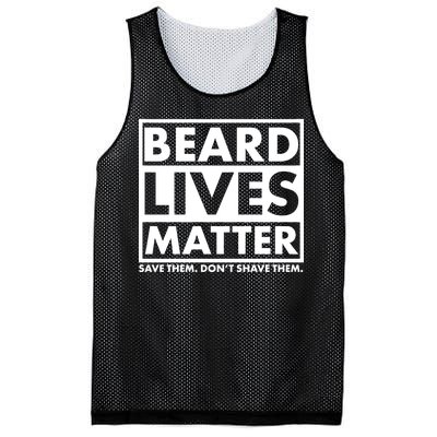 Beard Lives Matter Mesh Reversible Basketball Jersey Tank