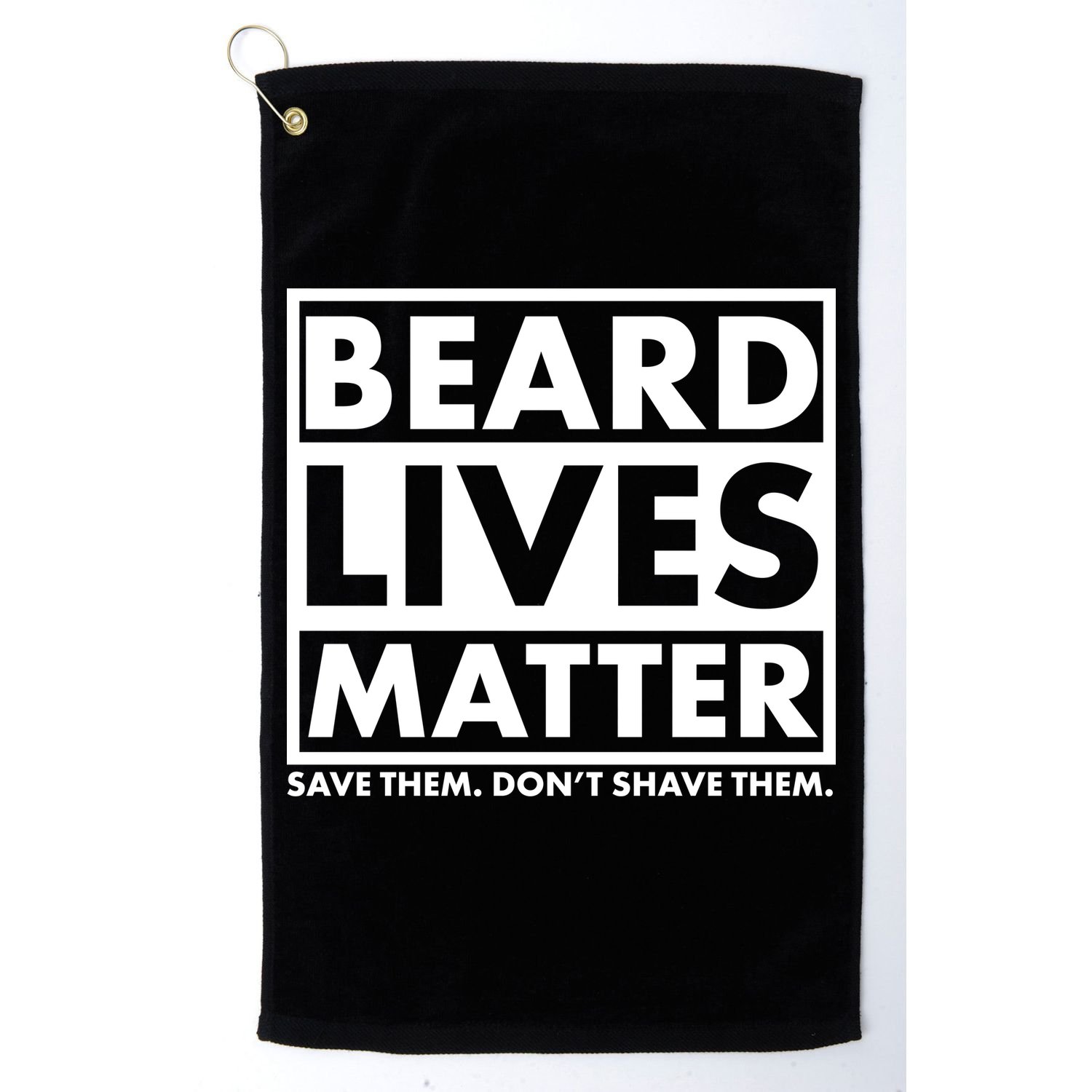 Beard Lives Matter Golf Towel