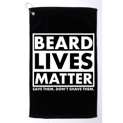 Beard Lives Matter Platinum Collection Golf Towel