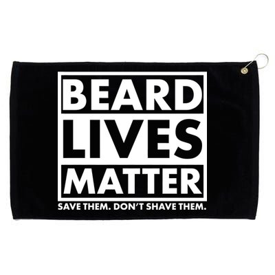 Beard Lives Matter Grommeted Golf Towel