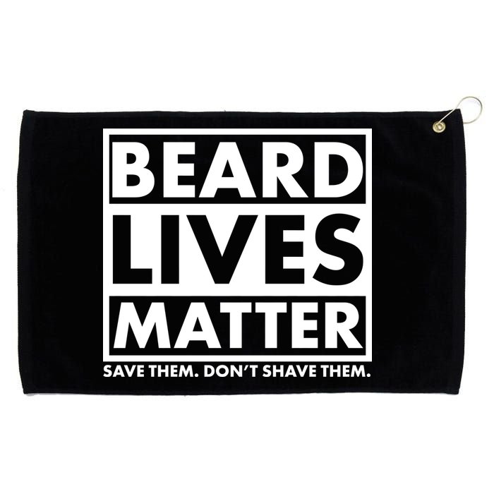 Beard Lives Matter Grommeted Golf Towel