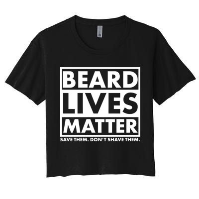 Beard Lives Matter Crop Top