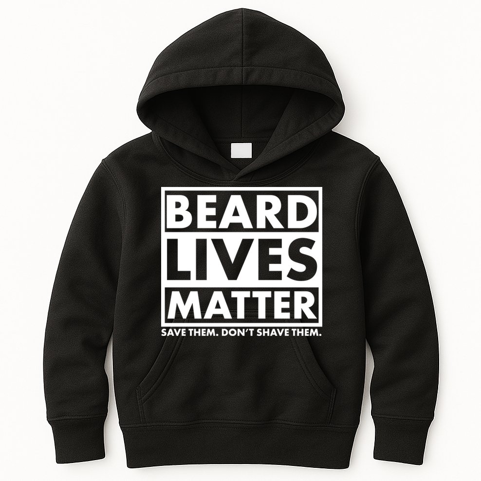 Beard Lives Matter Kids Hoodie
