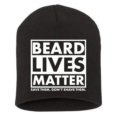 Beard Lives Matter Short Acrylic Beanie