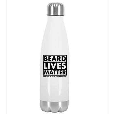 Beard Lives Matter Stainless Steel Insulated Water Bottle