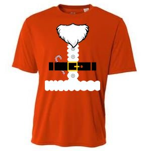 Beard Santa Claus Costume Suit Cooling Performance Crew T-Shirt