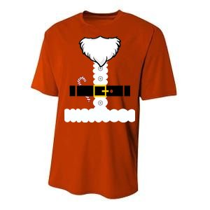 Beard Santa Claus Costume Suit Performance Sprint T-Shirt