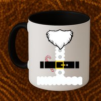 Beard Santa Claus Costume Suit Mug