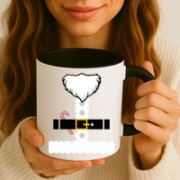 Beard Santa Claus Costume Suit Mug
