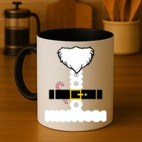 Beard Santa Claus Costume Suit Mug