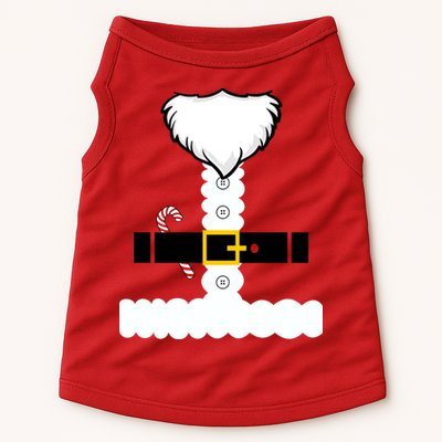 Beard Santa Claus Costume Suit Doggie Tank