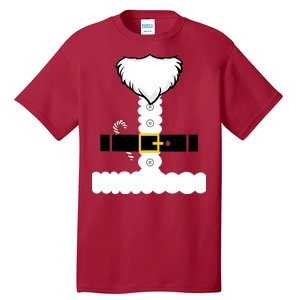 Beard Santa Claus Costume Suit Tall T-Shirt