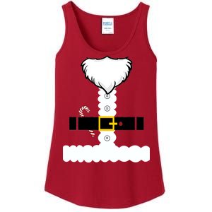 Beard Santa Claus Costume Suit Ladies Essential Tank