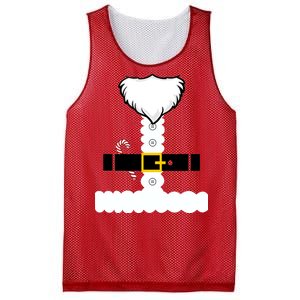 Beard Santa Claus Costume Suit Mesh Reversible Basketball Jersey Tank