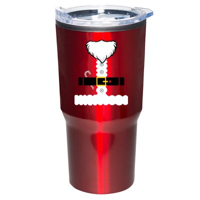 Beard Santa Claus Costume Suit Tumbler