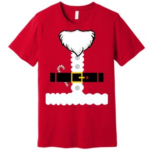 Beard Santa Claus Costume Suit Premium T-Shirt