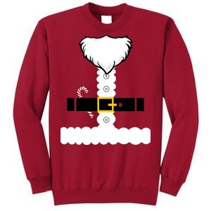 Beard Santa Claus Costume Suit Tall Sweatshirt