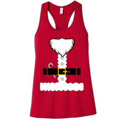 Beard Santa Claus Costume Suit Womens Tank Top