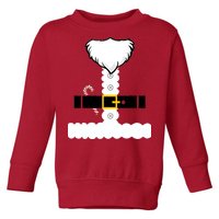 Beard Santa Claus Costume Suit Toddler Sweatshirt