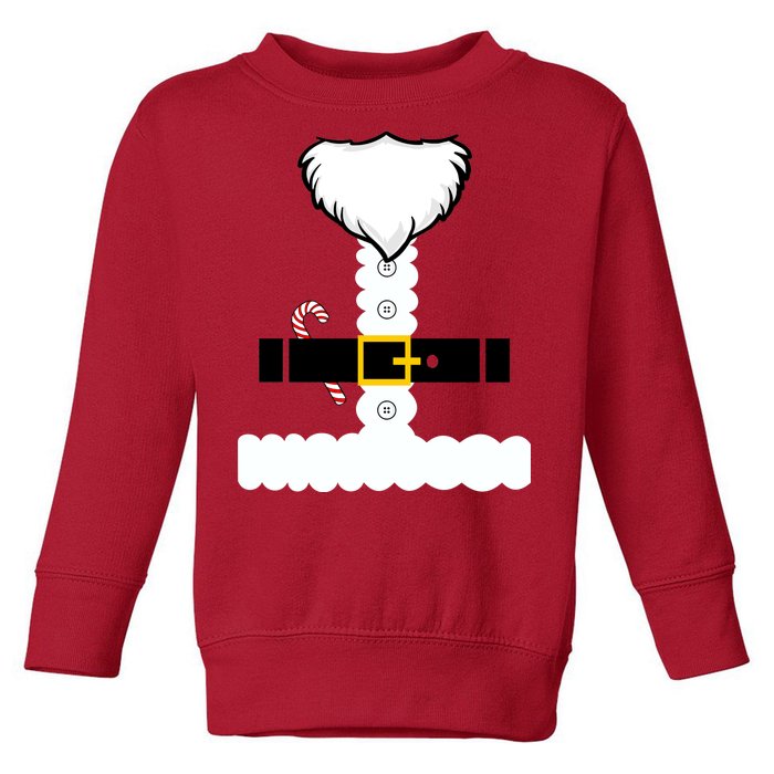 Beard Santa Claus Costume Suit Toddler Sweatshirt