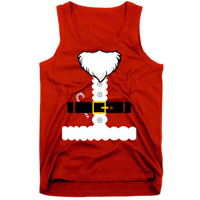 Beard Santa Claus Costume Suit Tank Top