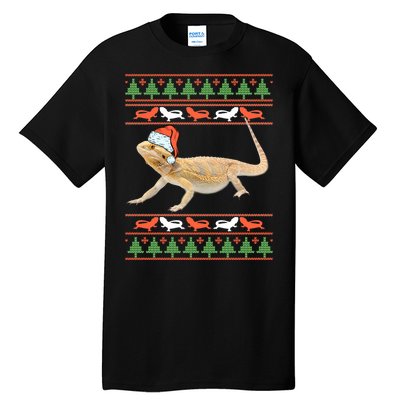 Bearded Dragon Christmas Tall T-Shirt