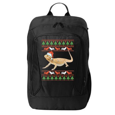 Bearded Dragon Christmas City Backpack