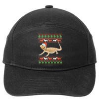 Bearded Dragon Christmas 7-Panel Snapback Hat