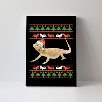 Bearded Dragon Christmas Canvas