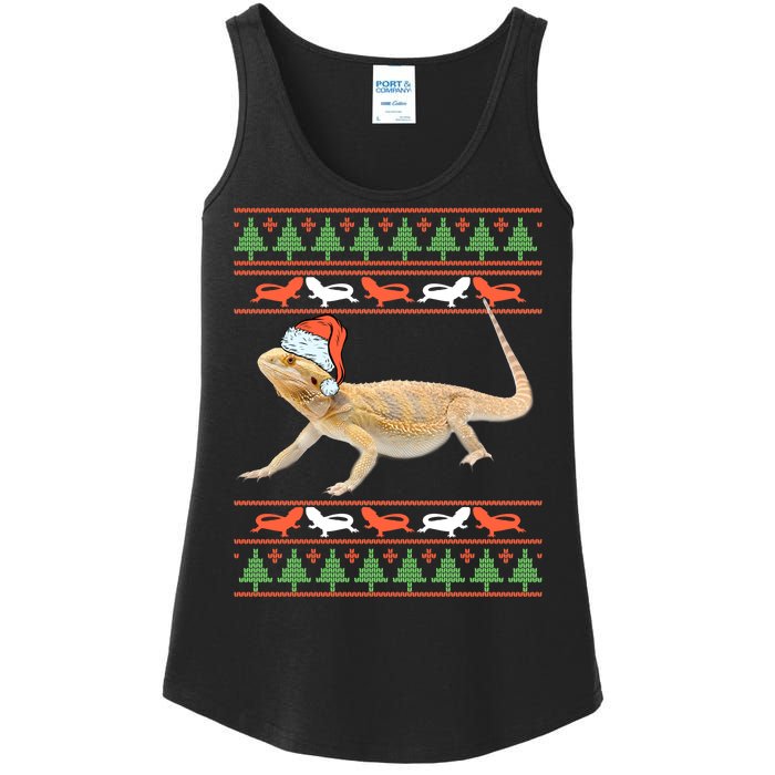 Bearded Dragon Christmas Ladies Essential Tank