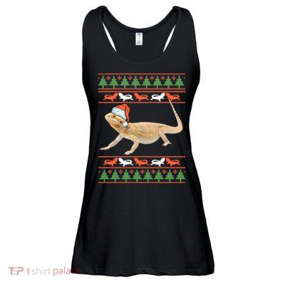 Bearded Dragon Christmas Ladies Essential Flowy Tank