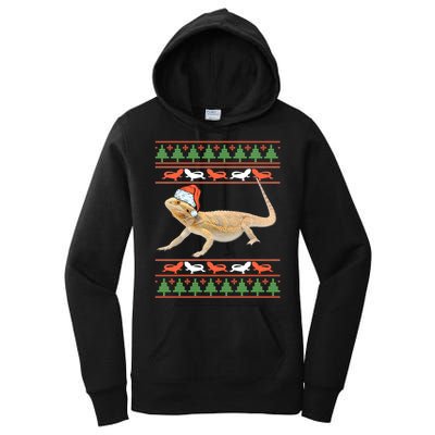 Bearded Dragon Christmas Women's Pullover Hoodie